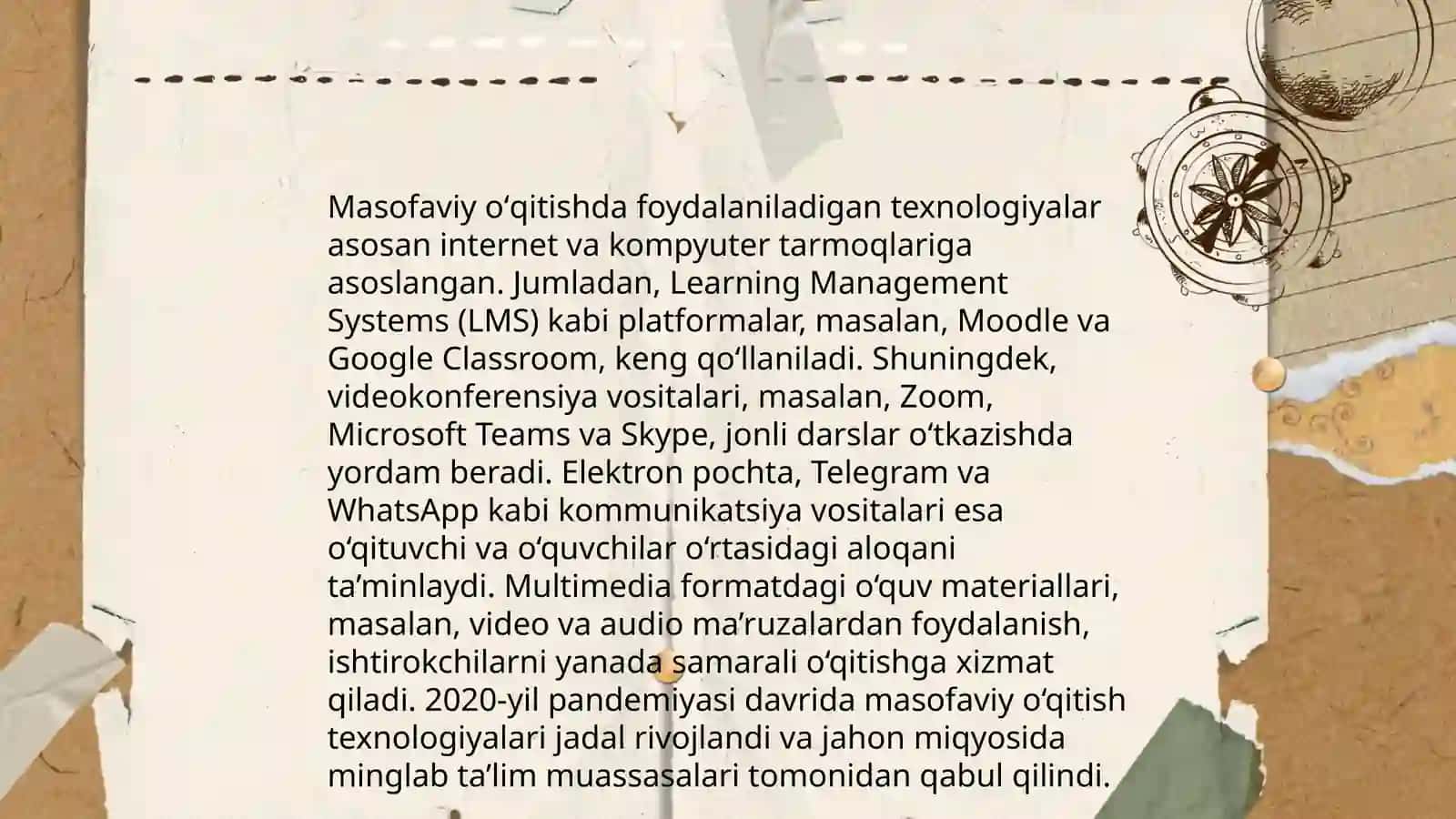 Tibbiyotda elektron va masofaviy oʻqitish 4