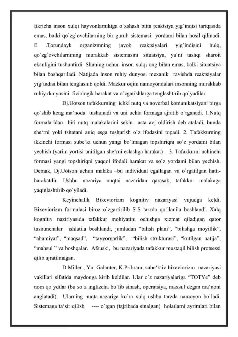 Psixologiya fanining tarmoqlari 4