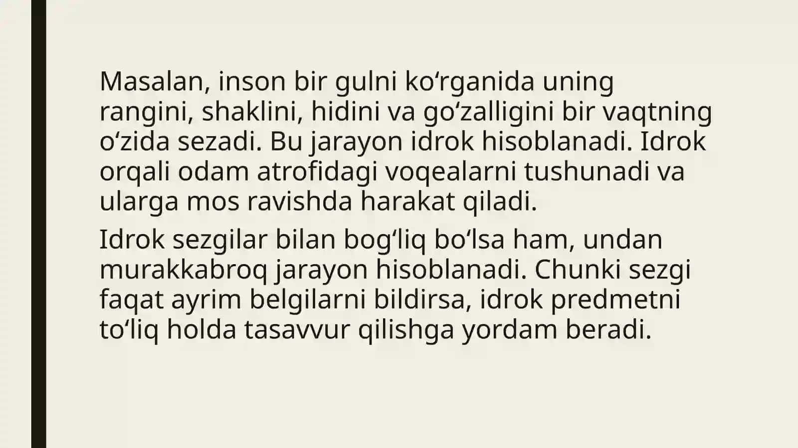idrok tushunchasi va uning xususiyatlari 4