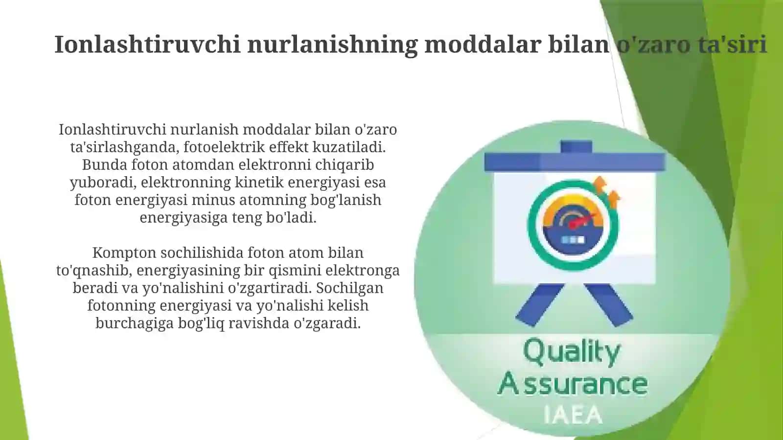 Ionlashtiruvchi nurlanishlarning biologik tamoyillari 4
