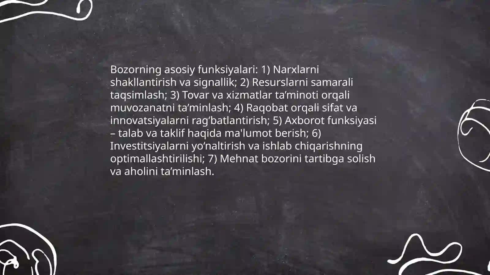 Bozor va uning vazifasi 4