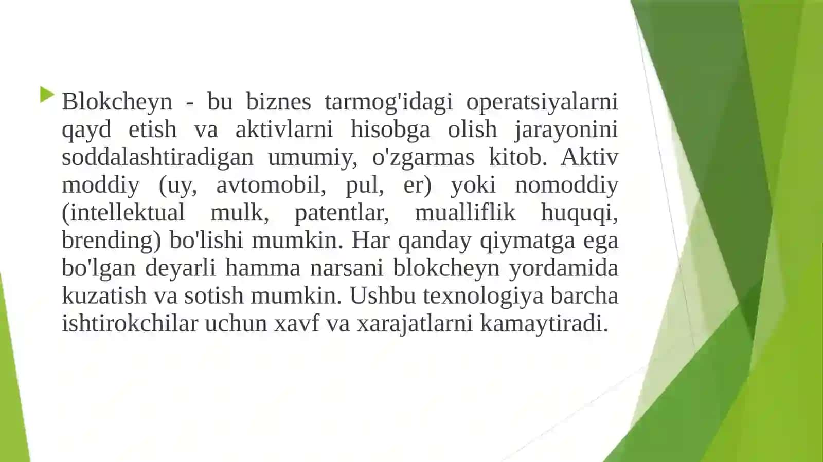 Ma`ruza mashg’uloti 4