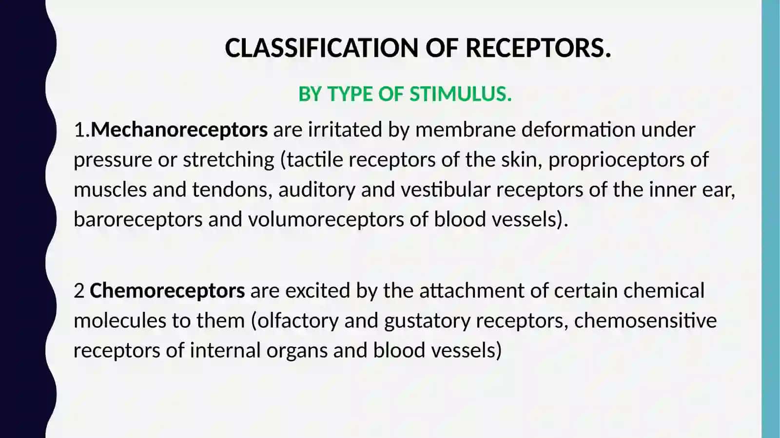 Physiology of Sensory Systems 4