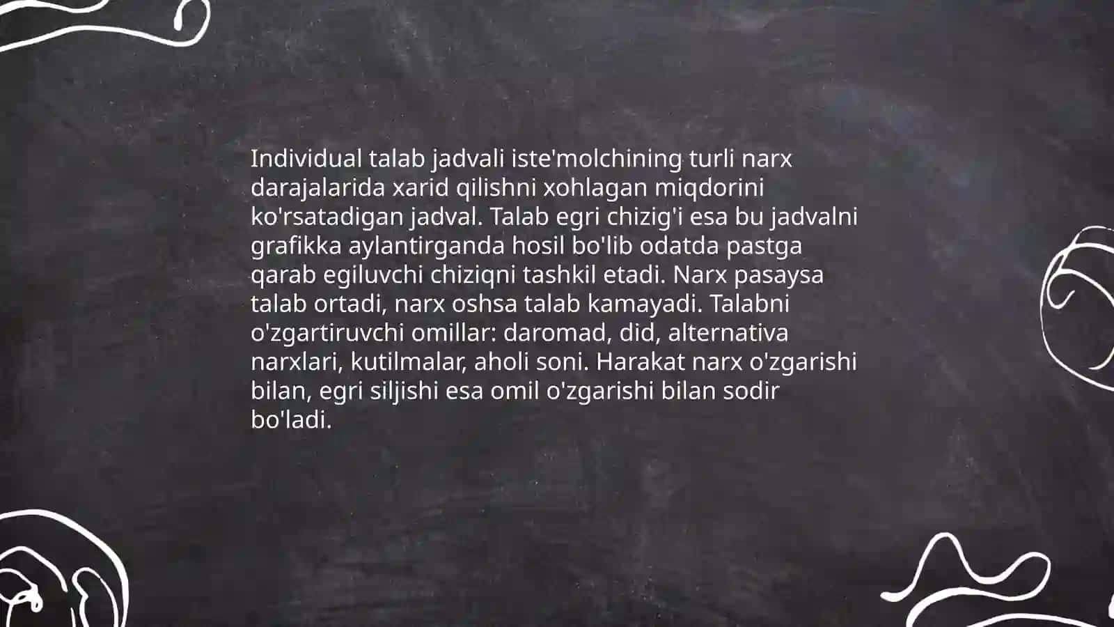 Individual va bozor talabi 4