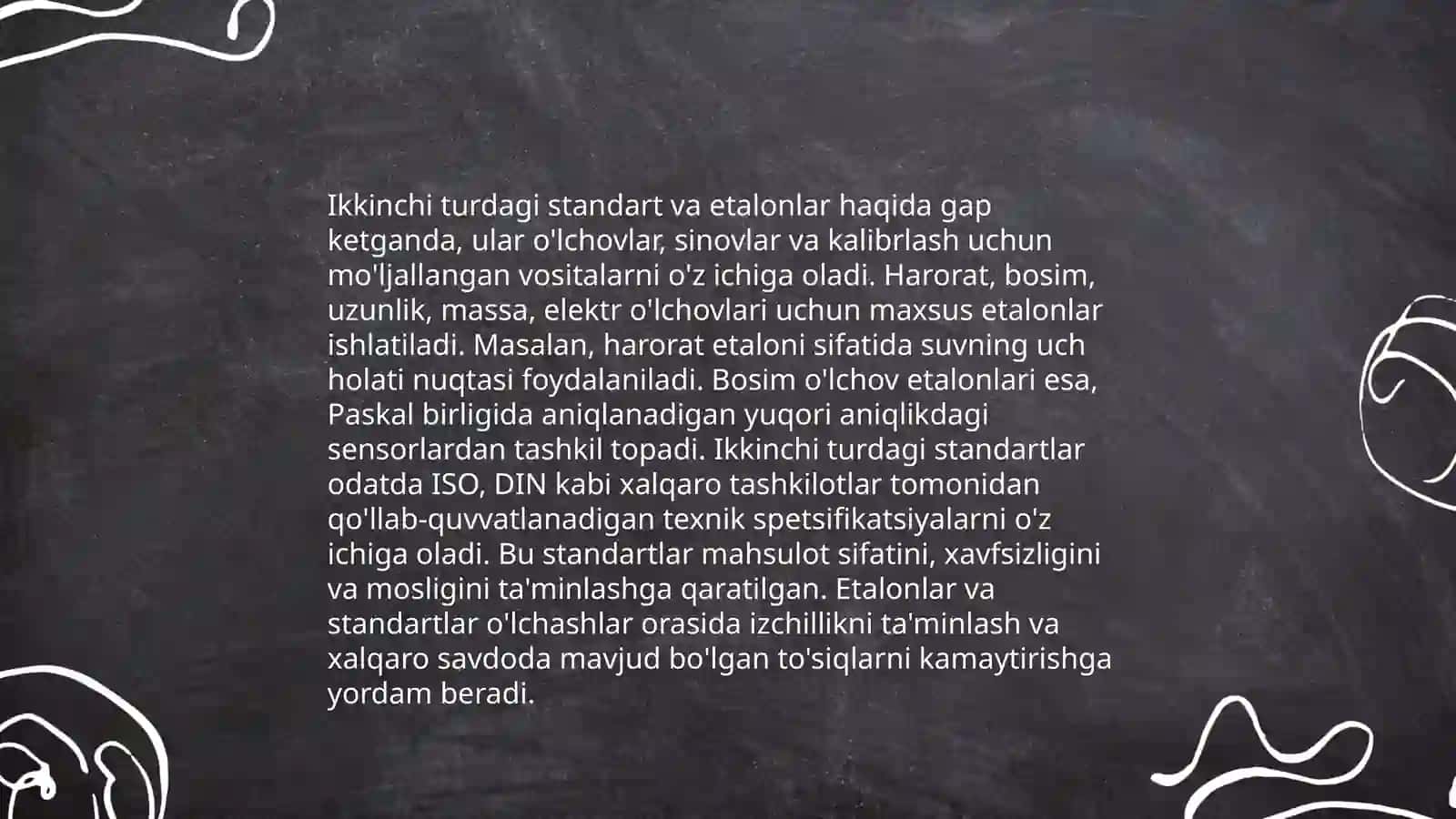 O'lchovlar va o'lchov birliklari 4