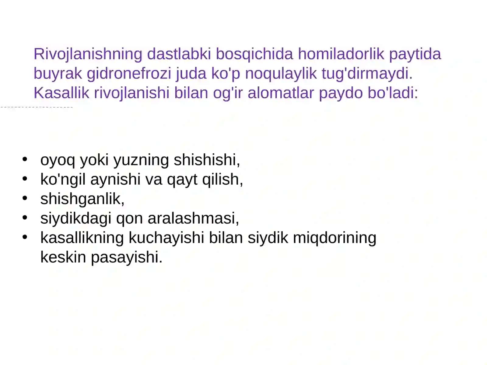 Homiladorlik davrida Gidronefroz 4