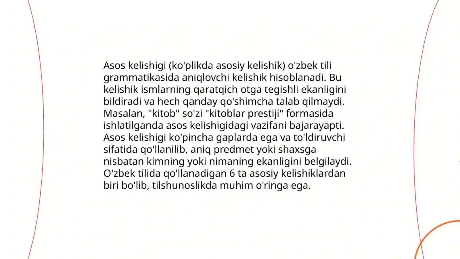 Kelishik qoʻshimchalari 4