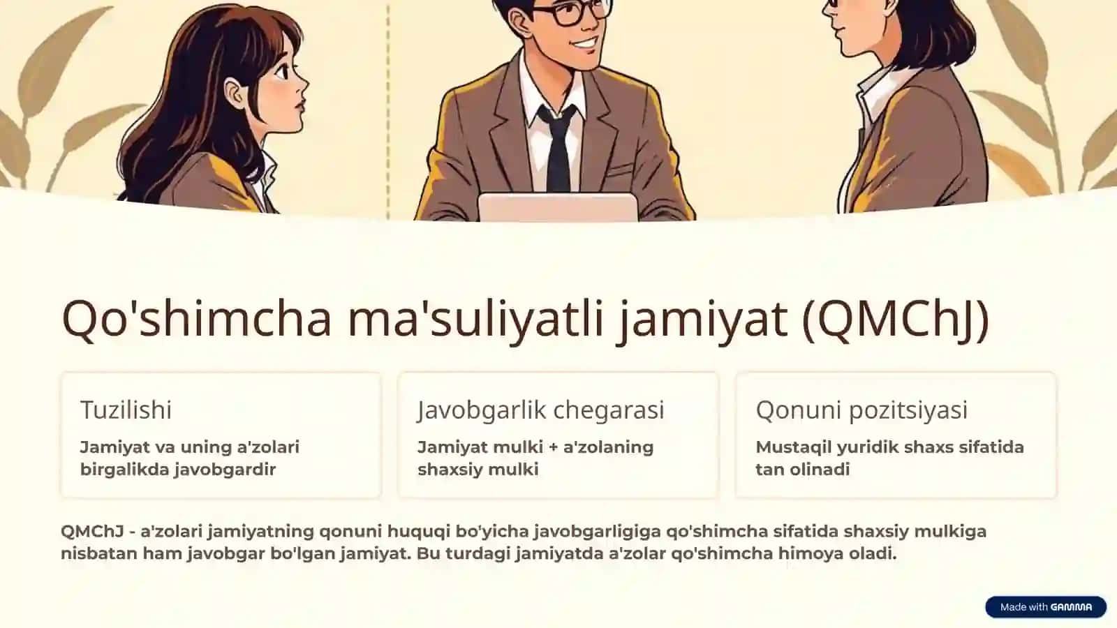 Masʼuliyati cheklangan va qo'shimcha ma'suliyatli jamiyatlar 4