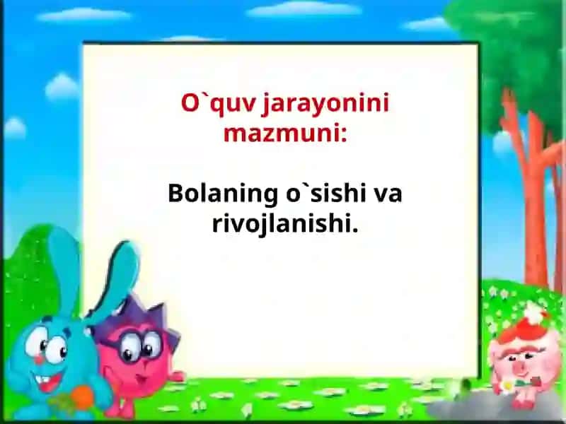 Bolaning o`sishi va rivojlanishi 4