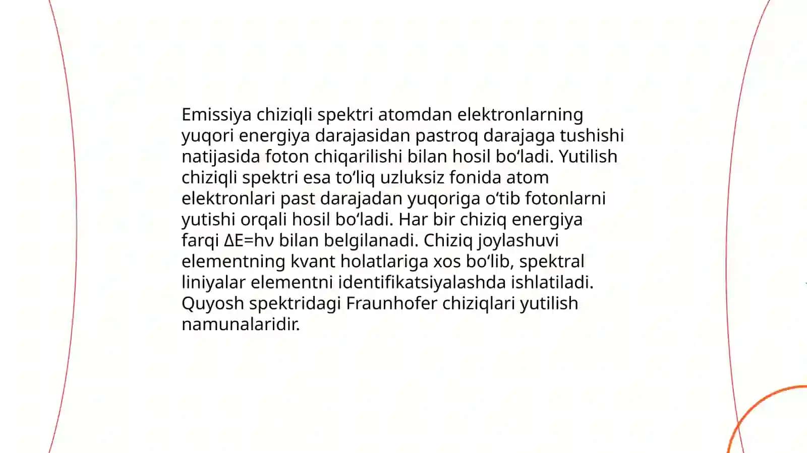 Atomning chiziqli spektrlari 4