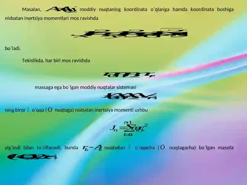 Aniq integralning fizikaga tatbiqi 4