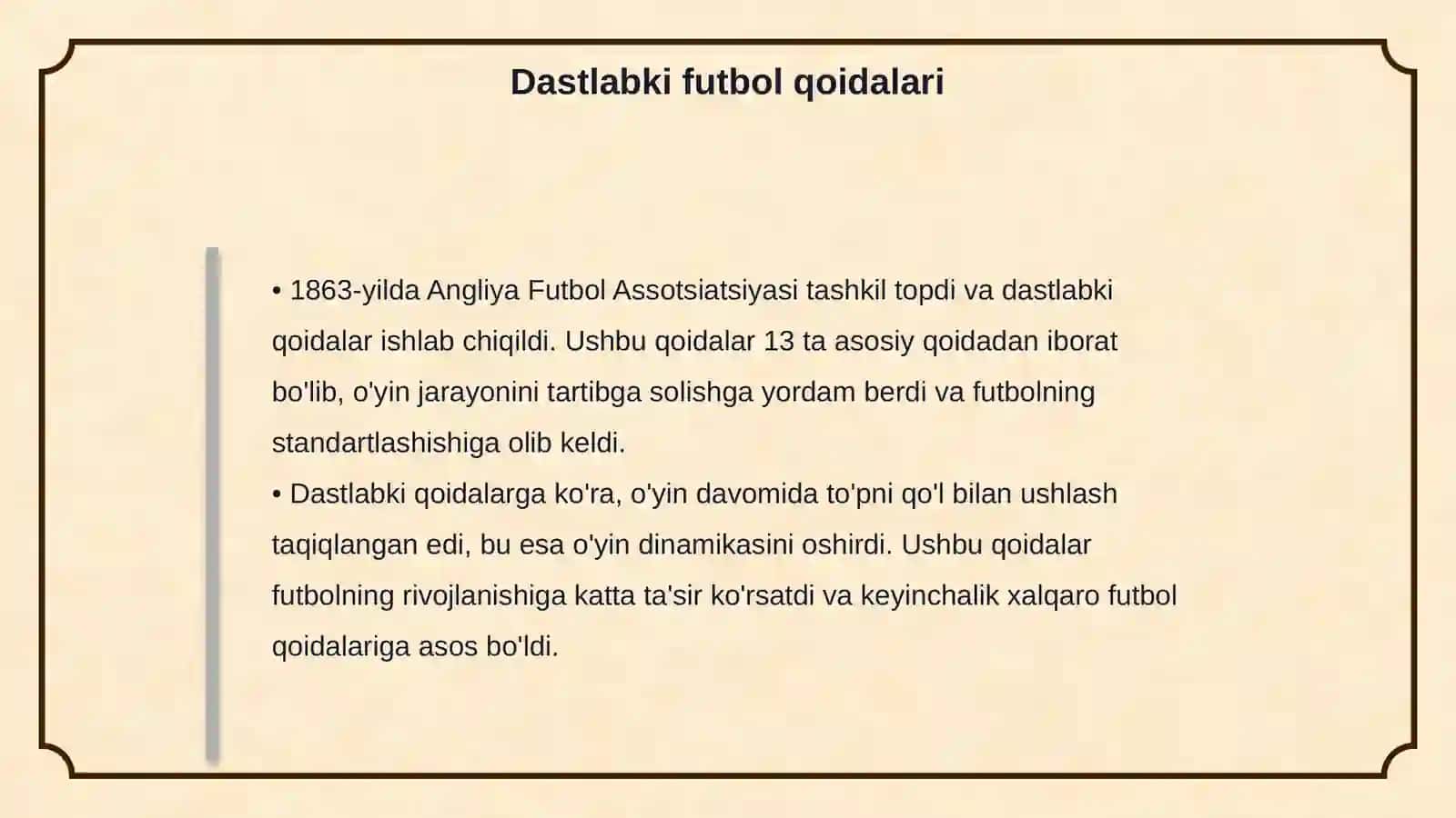 Futbolning taraqqiyot bosqichlari 4