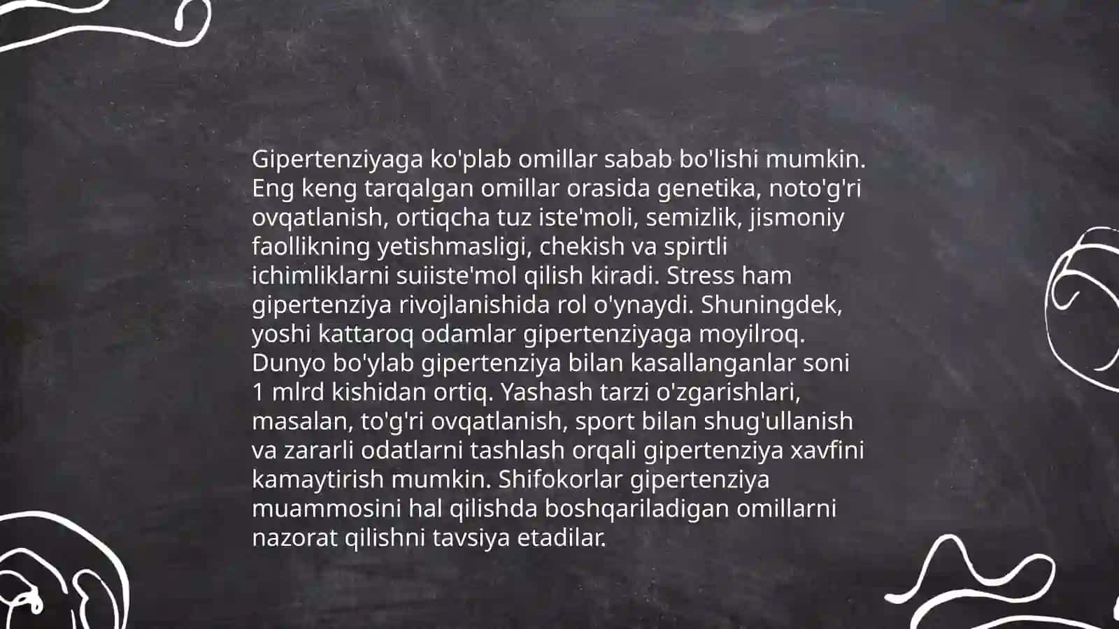 Qon bosimi kasalligining kelib chiqishi 4
