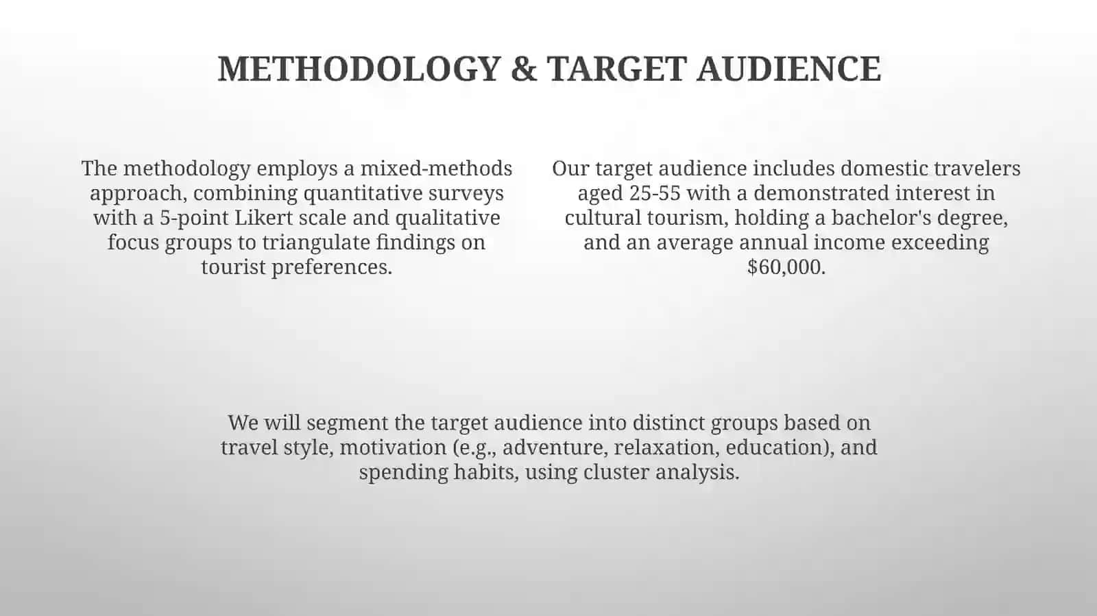 Marketing research for developing tourist routes 4