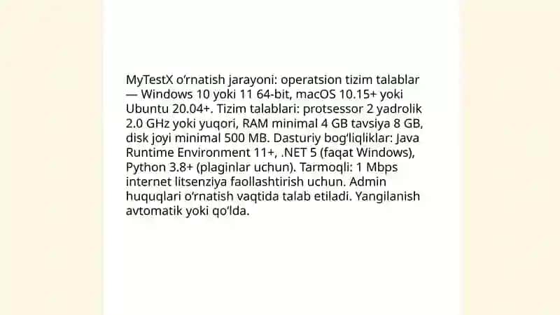 MyTestX dasturi va ularning imkoniyatlari 4
