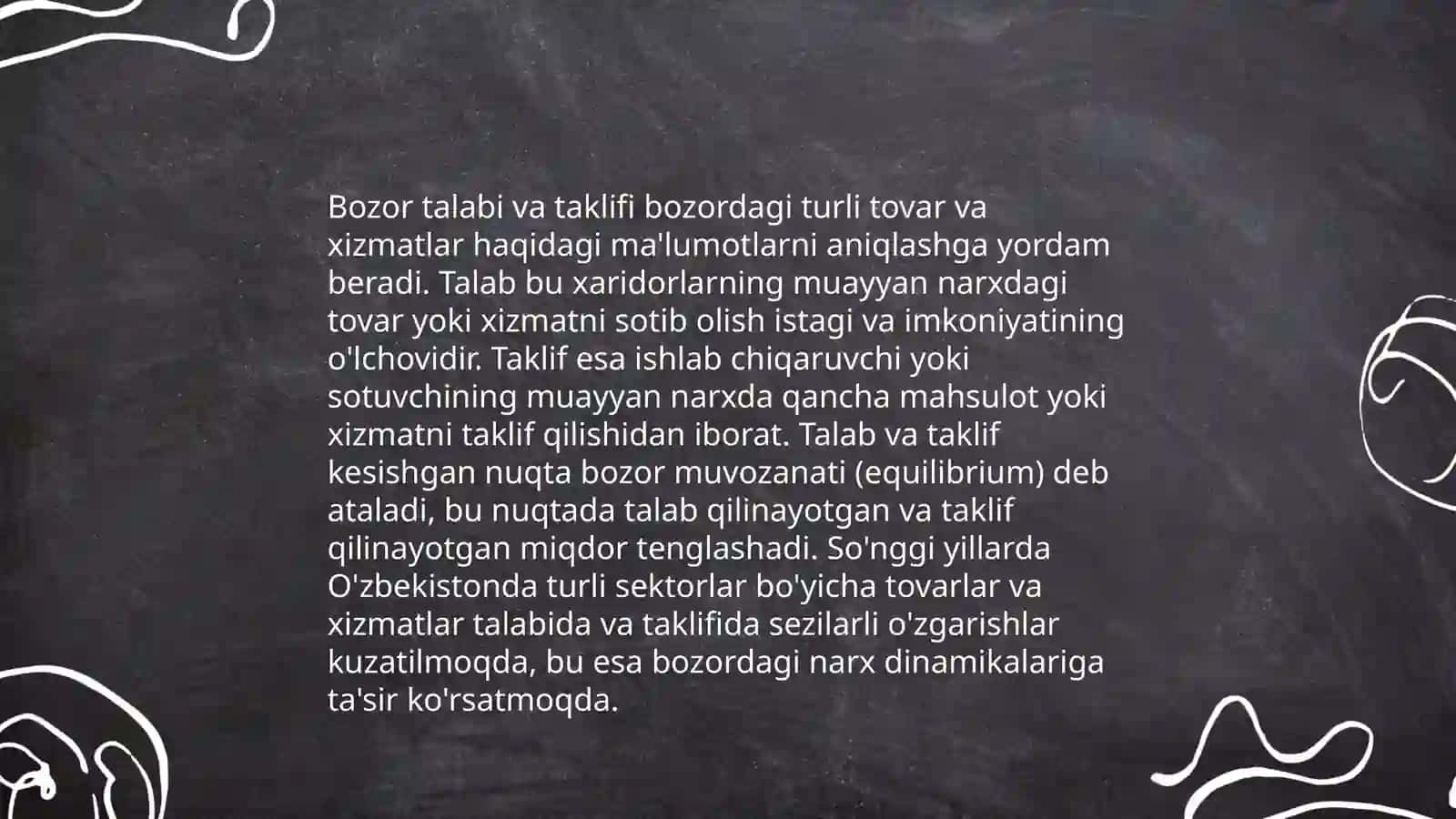 Raqobatlashgan bozorda narx belgilash 4