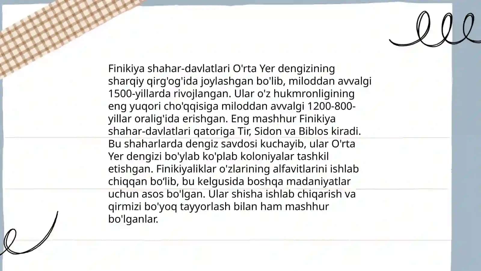 Qadimgi Suriya va Finikiya sivilizatsiyalari 4
