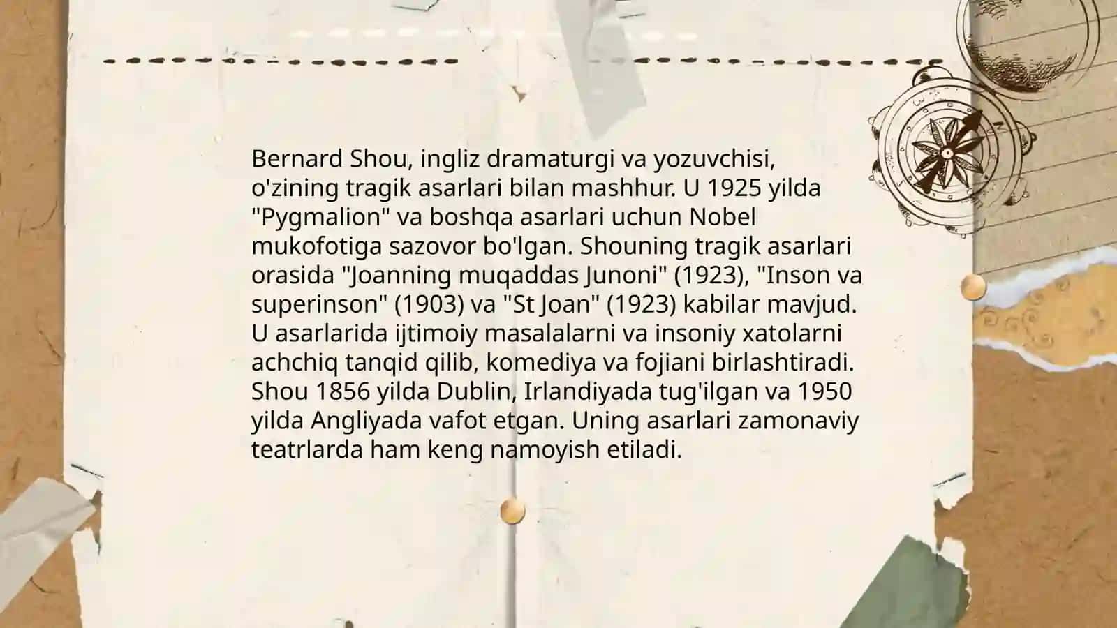 Bernard shou tragedyasi 4