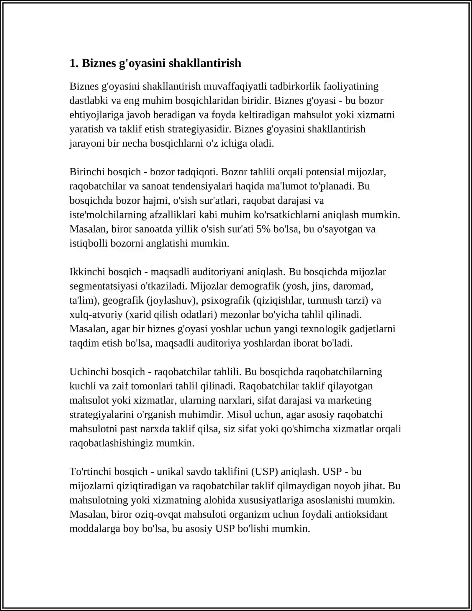 BIZNESDA FIKRLAW DIZAYNI MUSTAQIL ISH 4