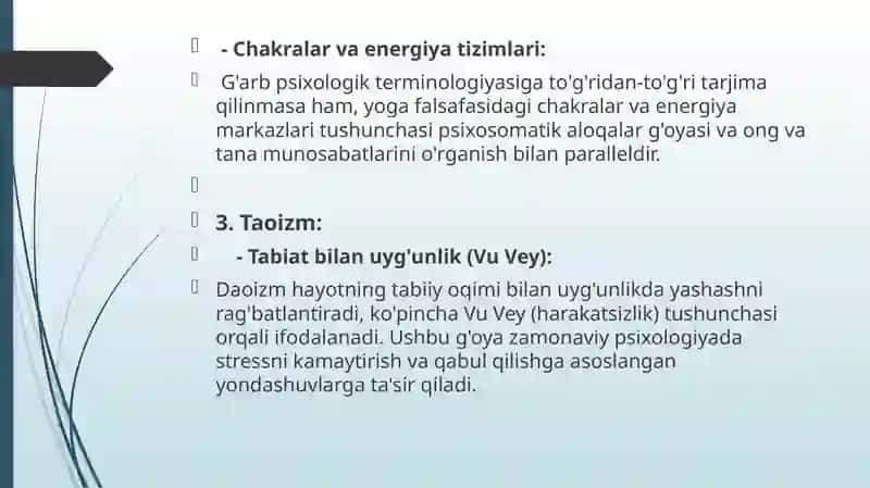 Sharq mutafakkirlarining psixologik g‘oyalari 4
