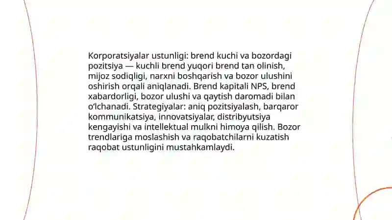 Korporatsiyalar ustunligi 4