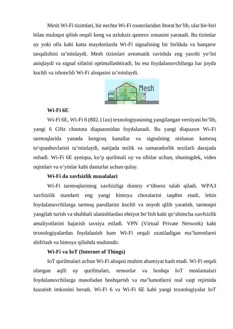 WiFi texnologiyasi 4