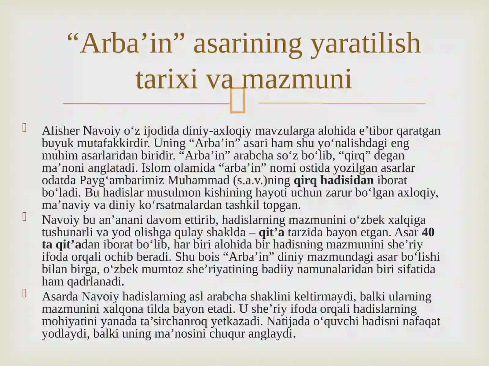 Yaratilish tarixi va mazmuni 4