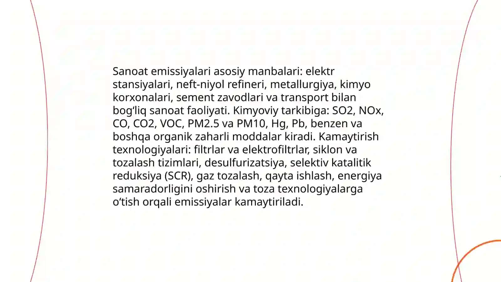 Havoni ifloslantiruvchi manbalar va muhofaza qilish 4
