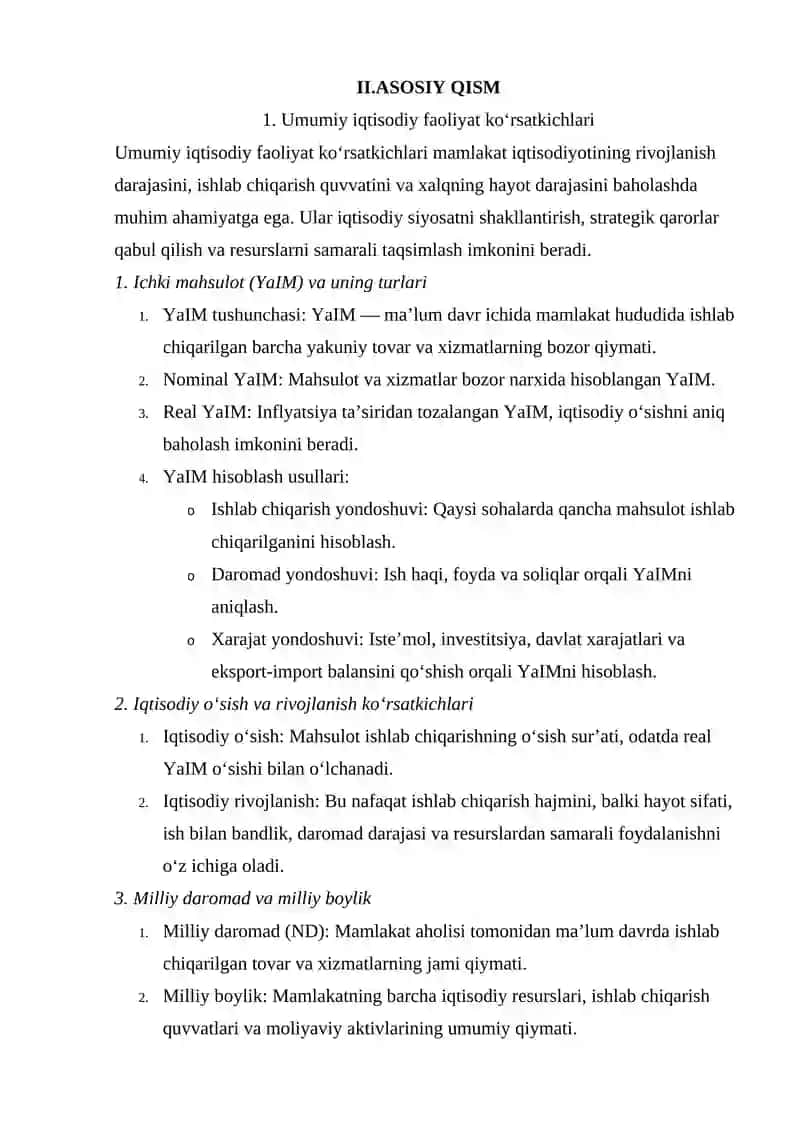 ASOSIY MAKROIQTISODIY KO'RSATKICHLAR 4