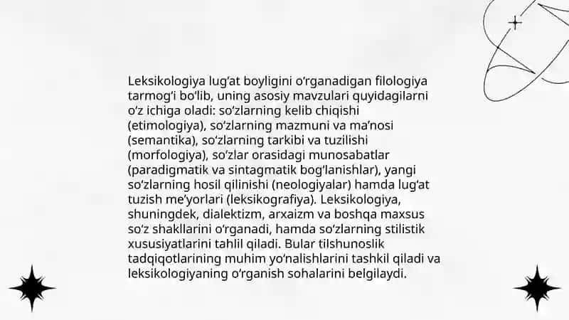 Leksikologiya haqida tushuncha 4
