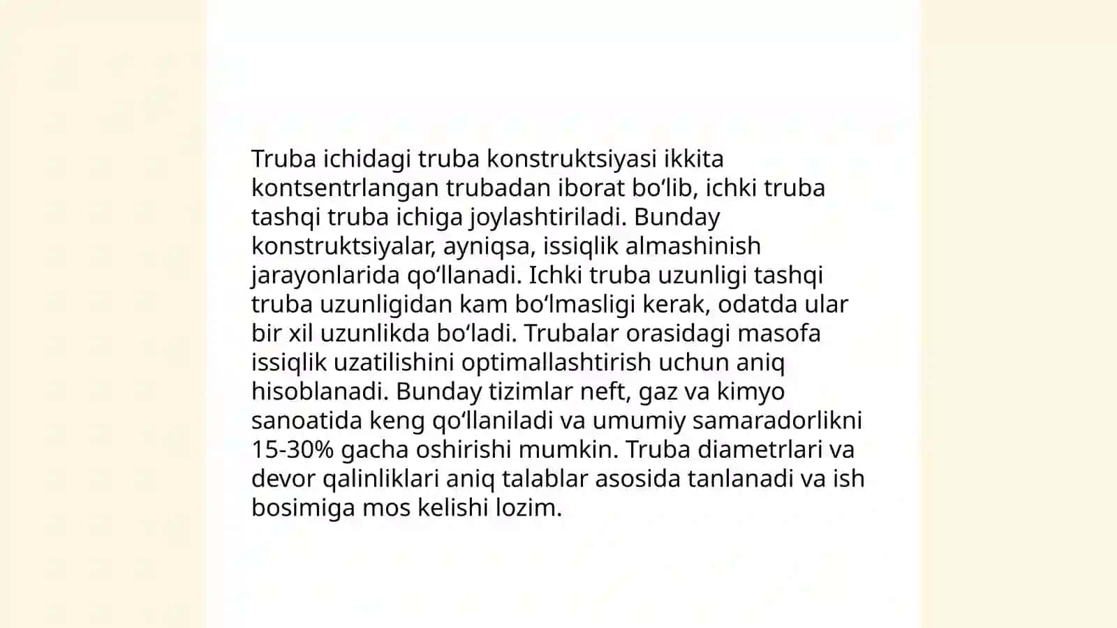 Truba ichidagi truba issiqlik almashtirish qurilmasi 4