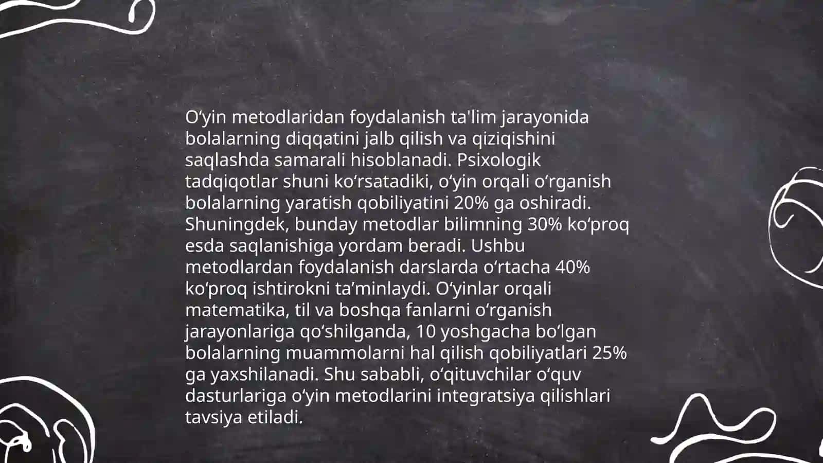Oʻyin orqali talim berishning mazmuni 4