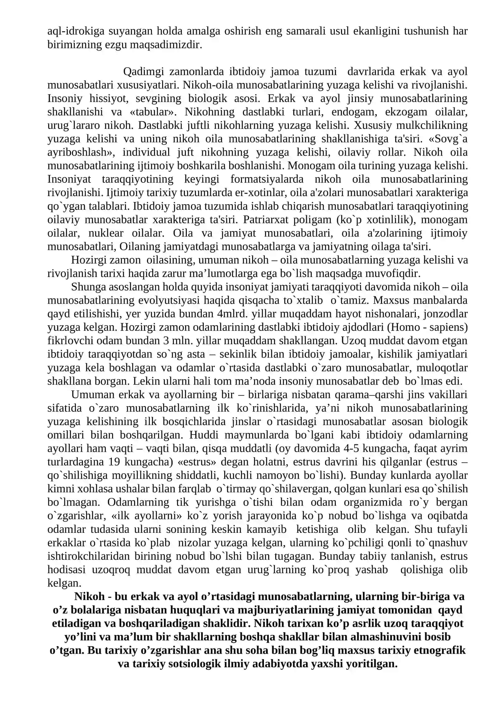 Valeologiya muammolari; qarindosh-urug’ orasidagi nikohlar 4