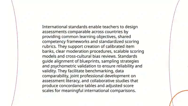 Align curriculum with international benchmarks 4