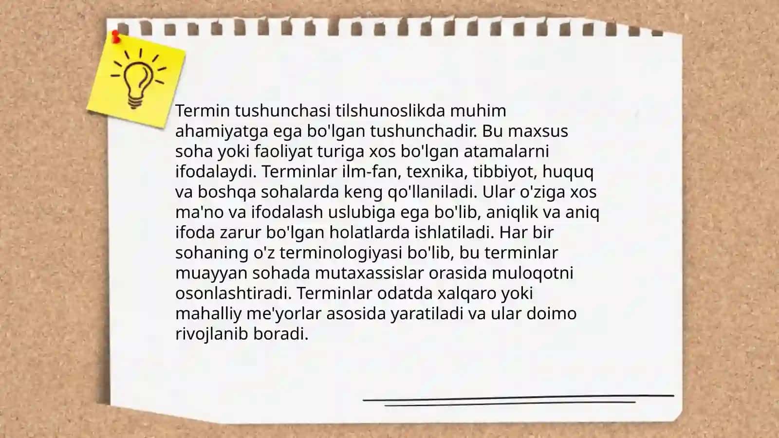 Terminlarning lugʻaviy tahlili 4