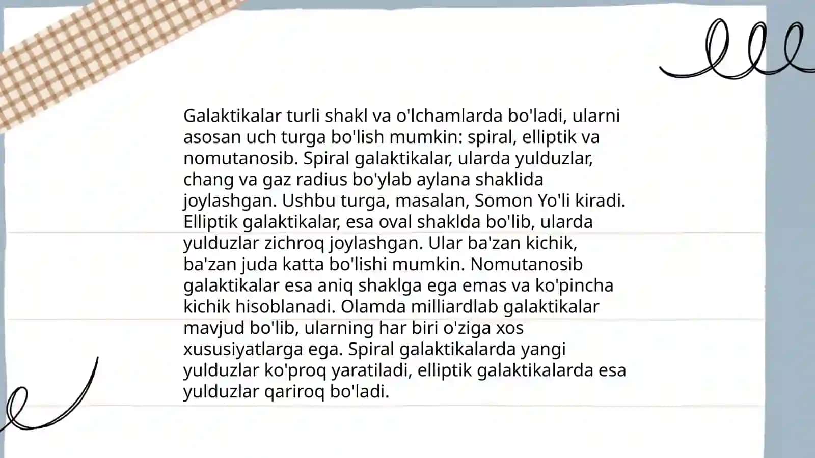 Gallaktikalar va ularning turlari 4
