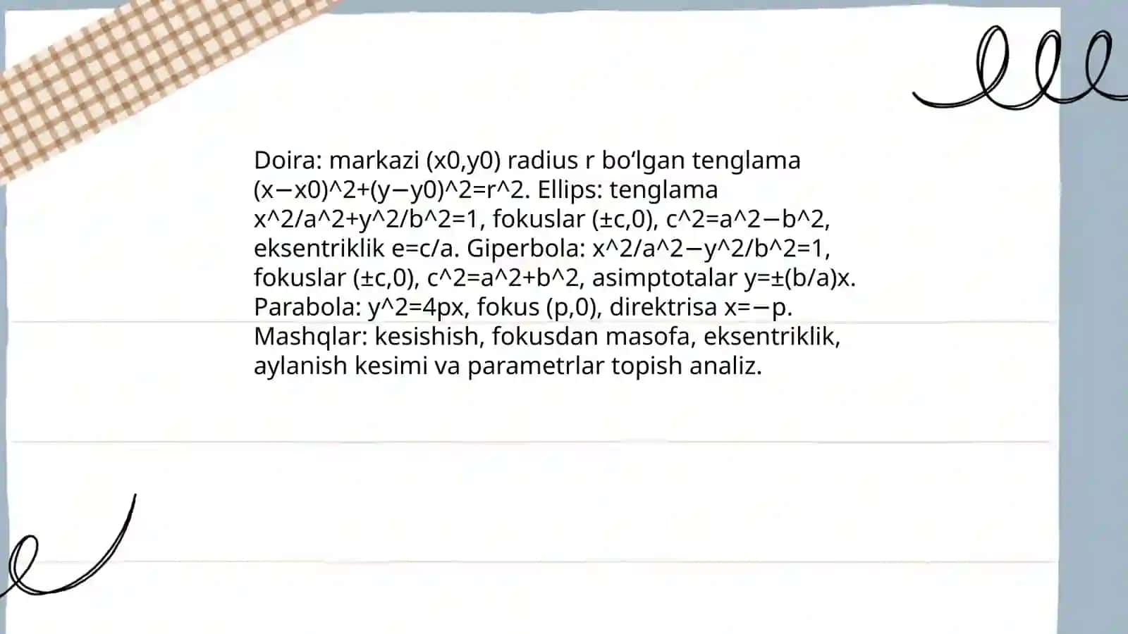 Konussimon sirtlar 4