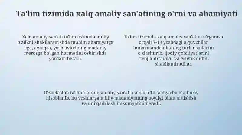 Tarbiyada o'zbek xalq ijodi 4