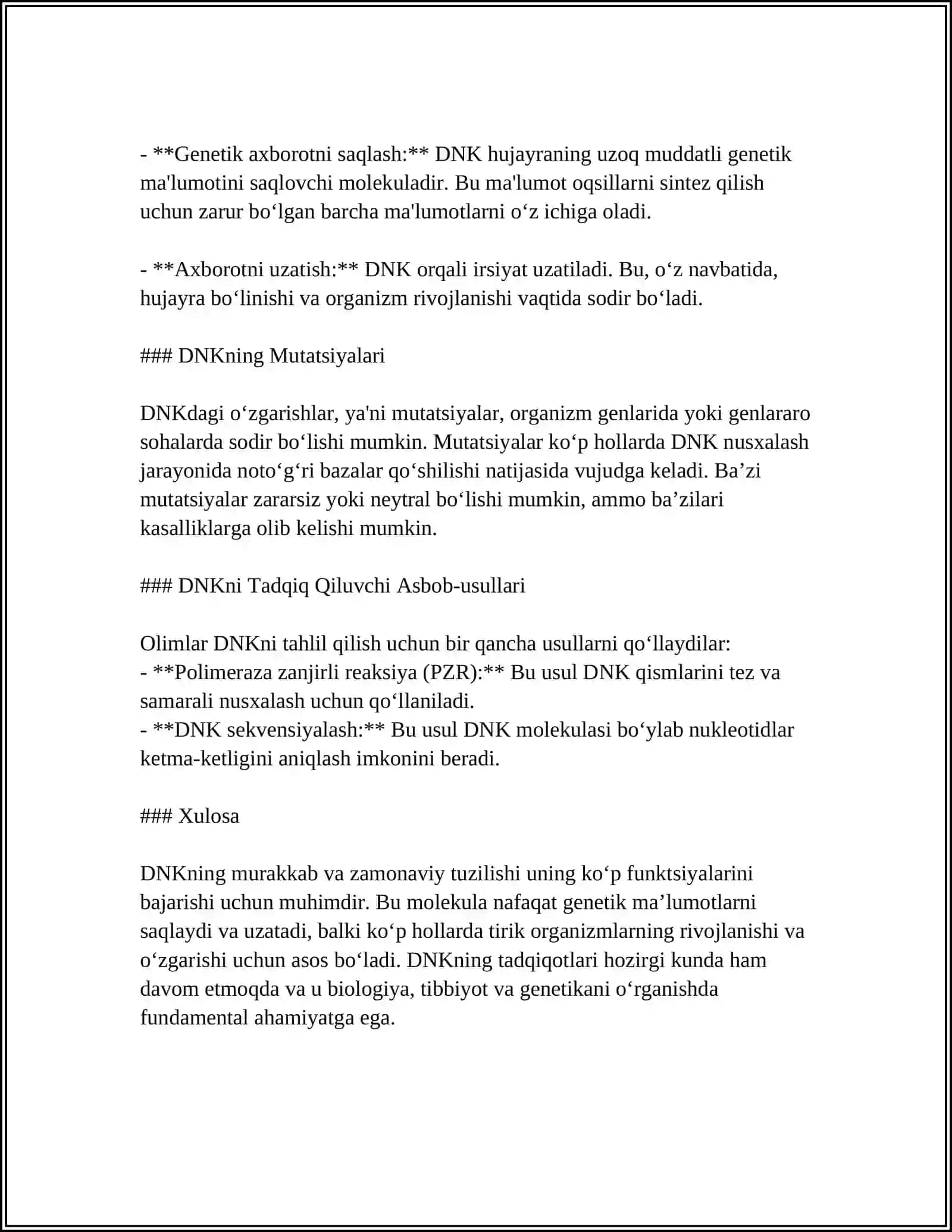 DNK REPLIKATSIYASI 4