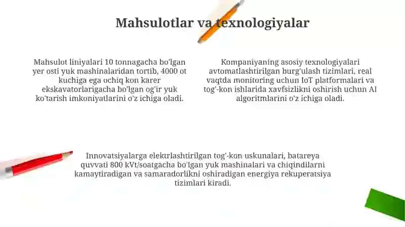 Kompaniya tarixi va umumiy tavsifi 4