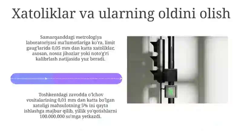 Normal va chekka kalibrlar 4