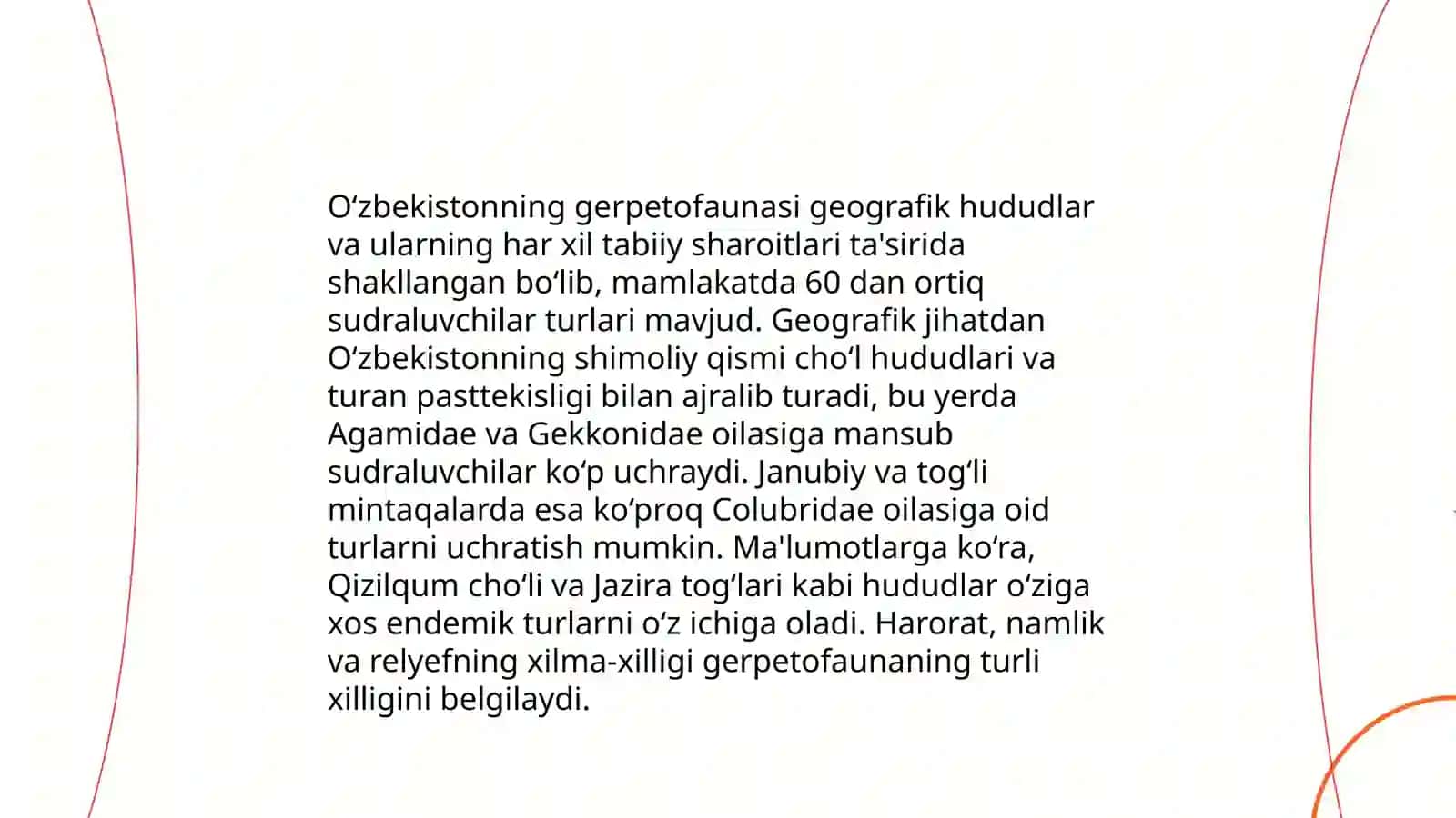 O'rta Osiyo gerpetofaunasining o'ziga hos vakillari 4
