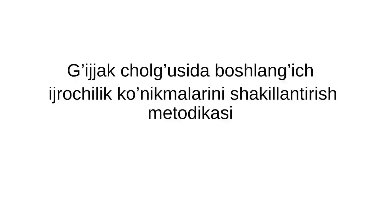 “Raqs” asarini orgatish metodikasi 4