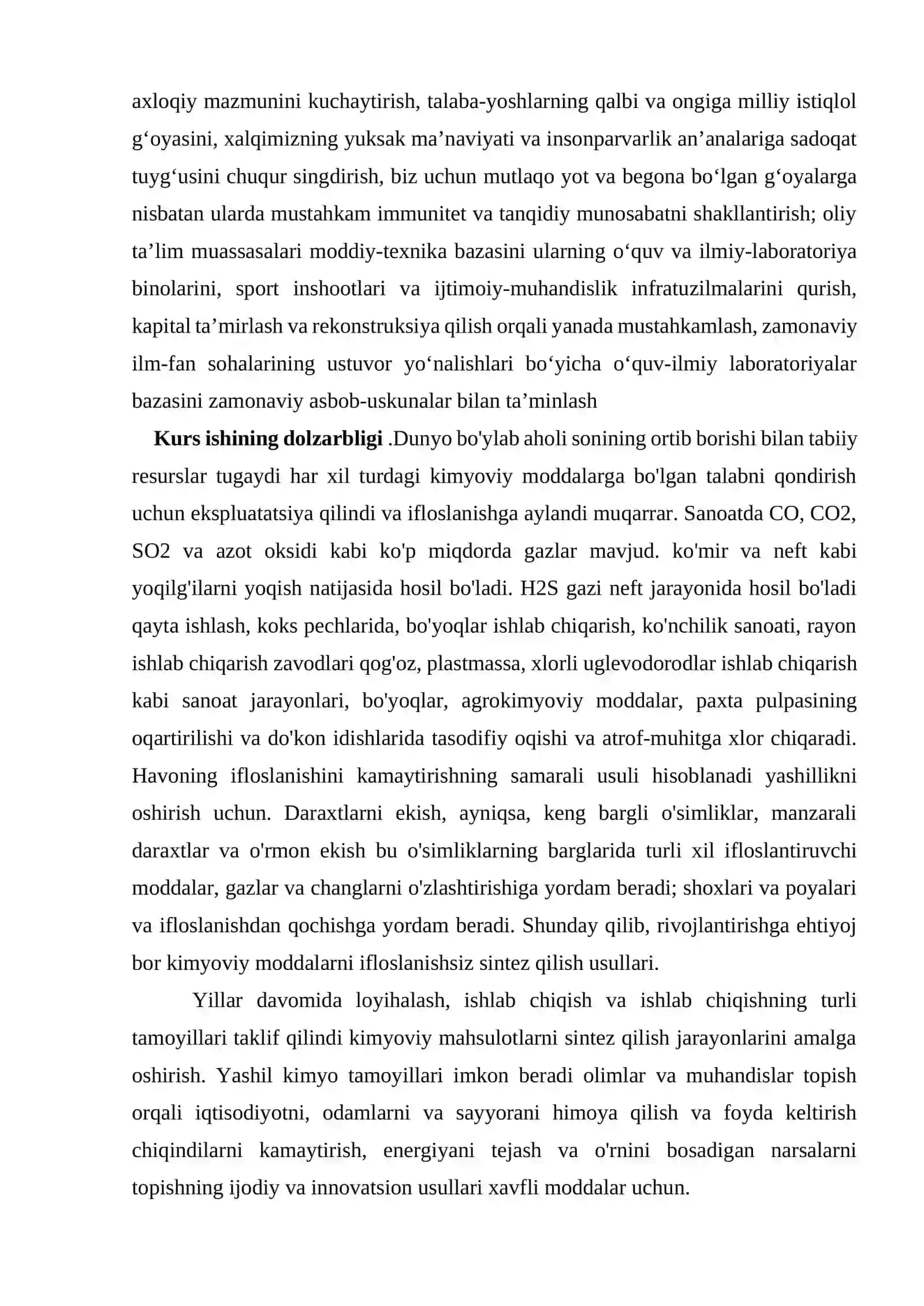 YASHIL KIMYO HAQIDA UMUMIY TUSHUNCHALAR 4