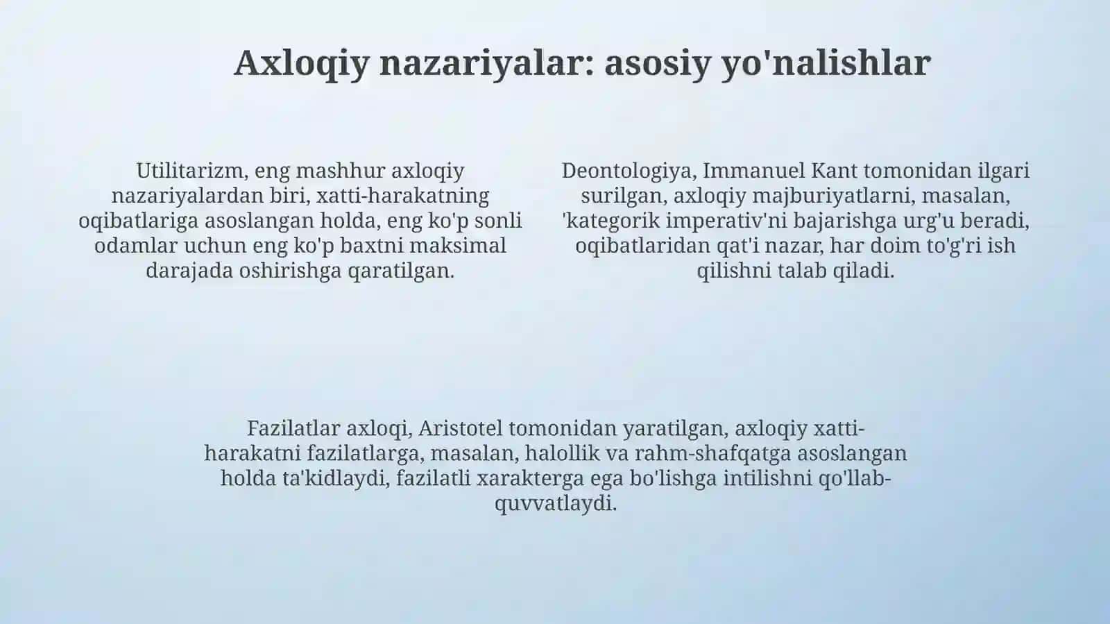 Axloq tushunchasi 4