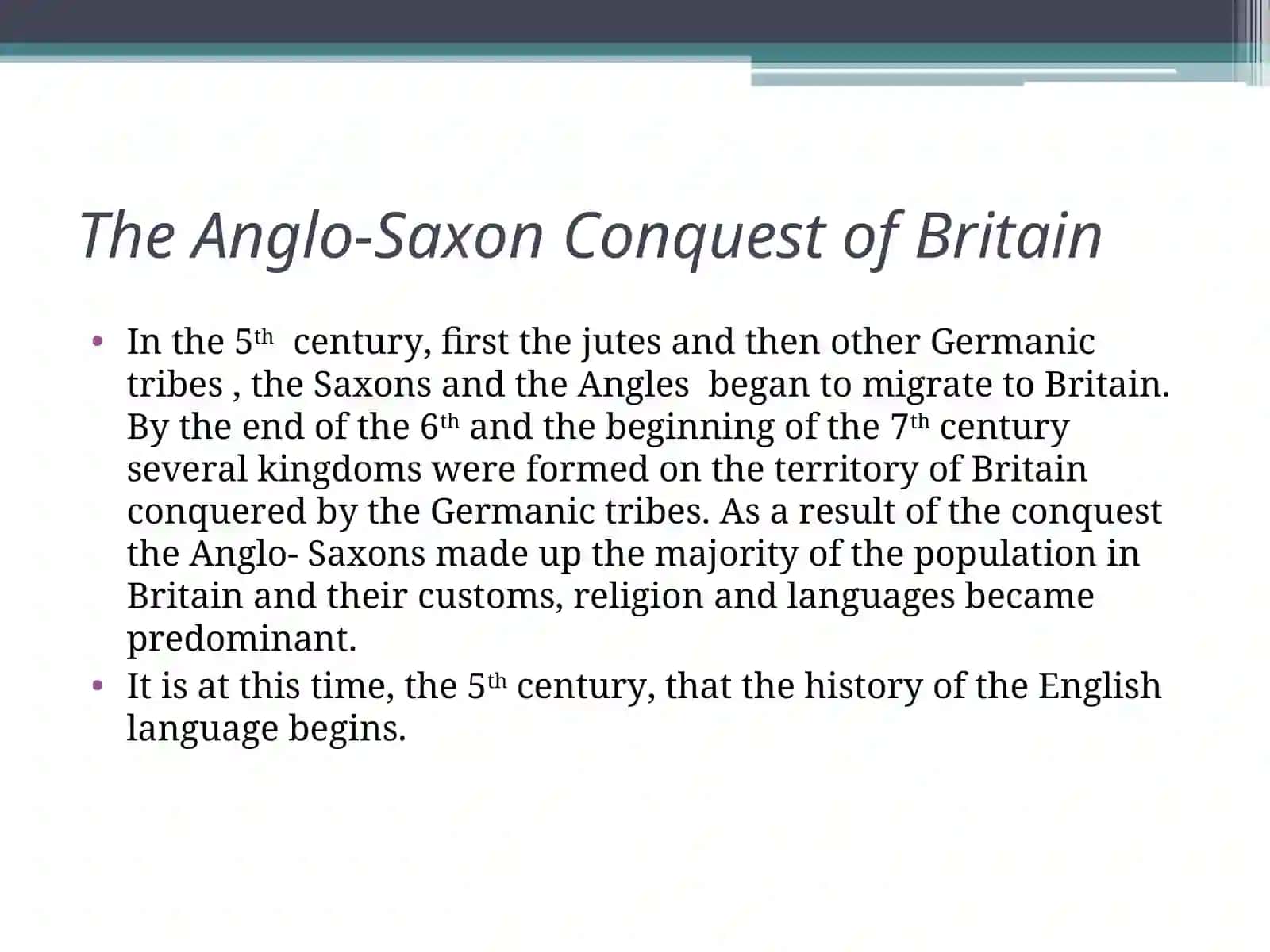 The History of English 4