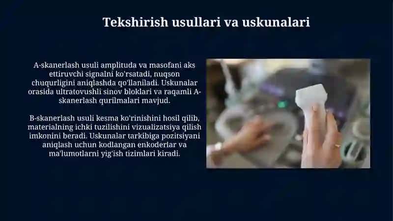 Ultiratovush tekshiruv usullari 4