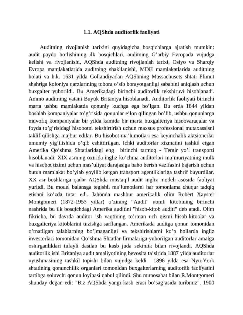 AQSH va Yevropa davlatlarida audit tizimi 4