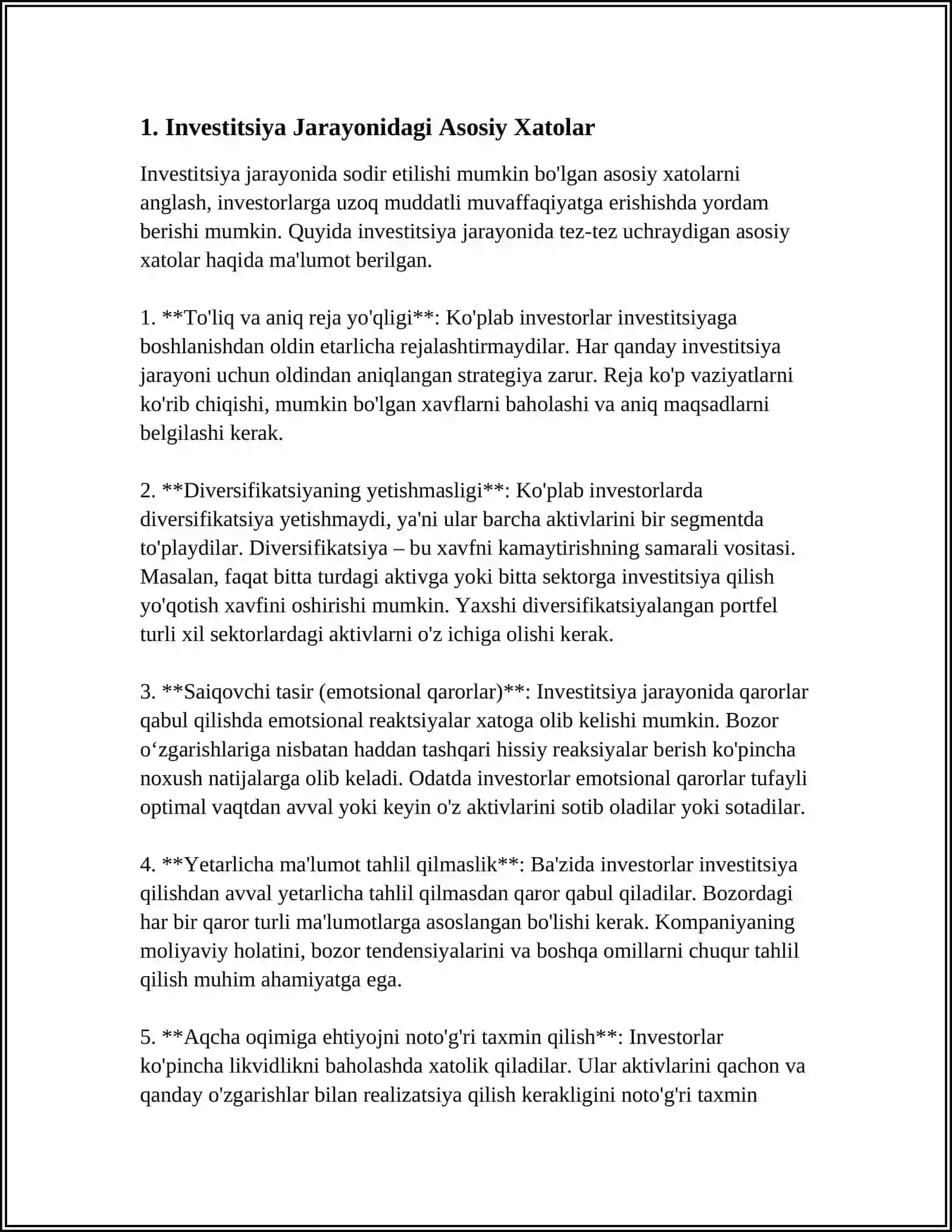 YOZMA ISHLARDAGI XATOLAR VA ULARNI BARTARAF ETISH USULLARI 4