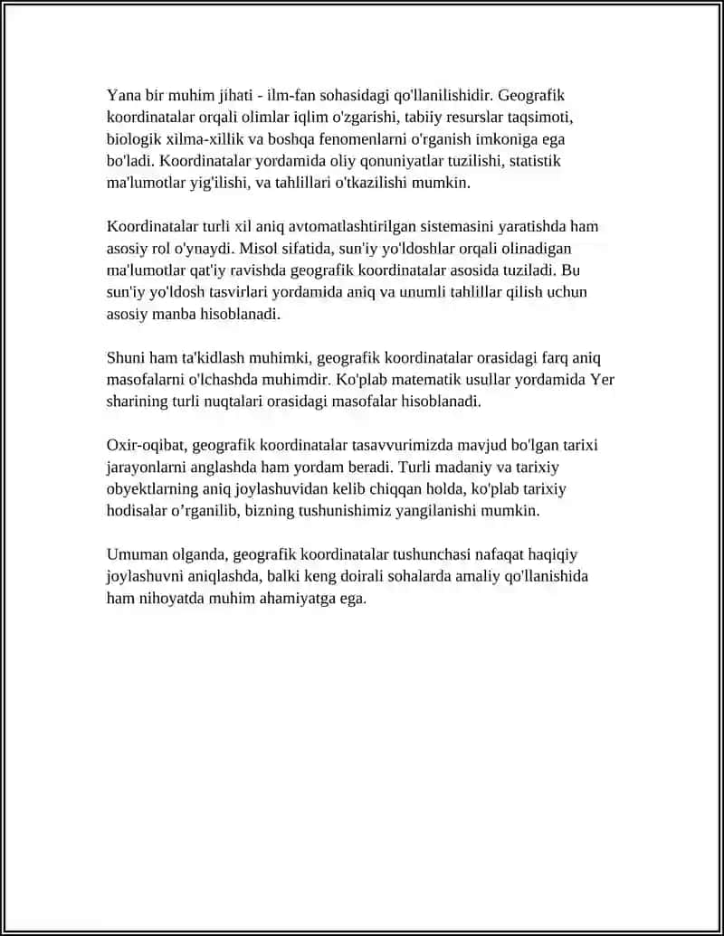 GEOGRAFIK KORDINATALAR 4